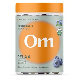 Relax Organic Reishi Mushroom Gummies | 40 Vegan Gummies