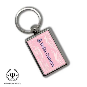 Delta Gamma Keychain Rectangular