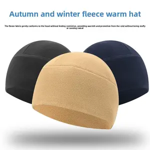 Tactical Military Fleece Beanie Marine Corps Tactical Fleece Beanie for Men Autumn & Winter Warm Windproof Beanie Hat Lightweight Polar Fleece Fabric Snug Breathable Outdoor AccessoryHunting Winter Hat for Men