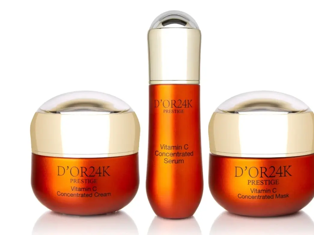 DOR24K Vitamin C Collection 3-Step Brightening System (MASK, CREAM, SERUM)