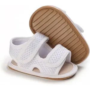 Infant Baby Boys Girls Summer Sandals Non Slip Soft Sole Toddler First Walker Crib Shoes (0-18 Months)