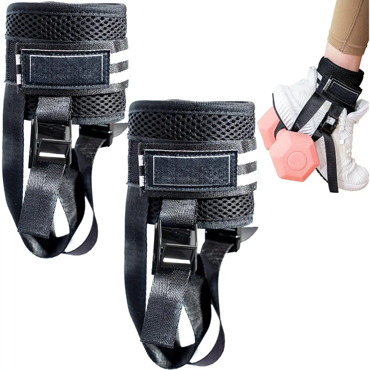 Adjustable Adjustable  Dumbbell Attachment, Weight Lifting-Foot Weights for Exercise,  Extensions,Tibialis Trainer, Lift Exercise Equipment