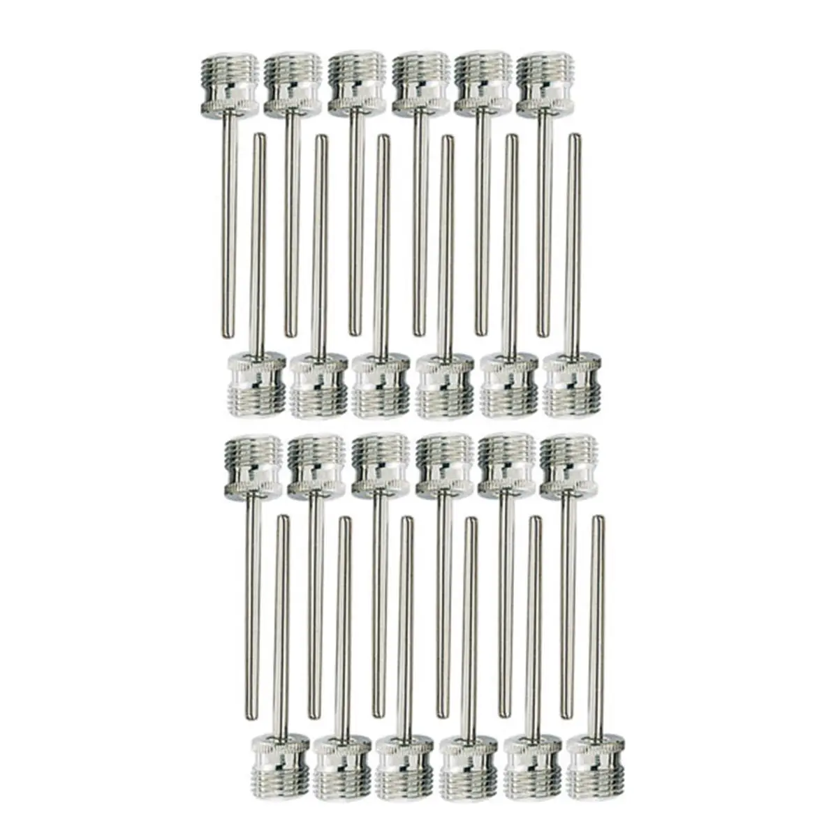 212 MAIN Bulk Nickel-Plated Inflating Needles, Secure Fit Ball Inflation Accessory for Soccer Balls