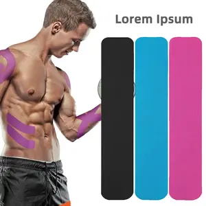 Pre - cut Long Strip Special - shaped Sports Physiotherapy Kinesiology Tape Shoulder Leg Elbow Muscle Sticker Elastic Sports Adhesive Tape for Muscles Support and Recovery Athletic Tape Gym Fitness Finger Metacarpal Splint  And Injury Support Wristband