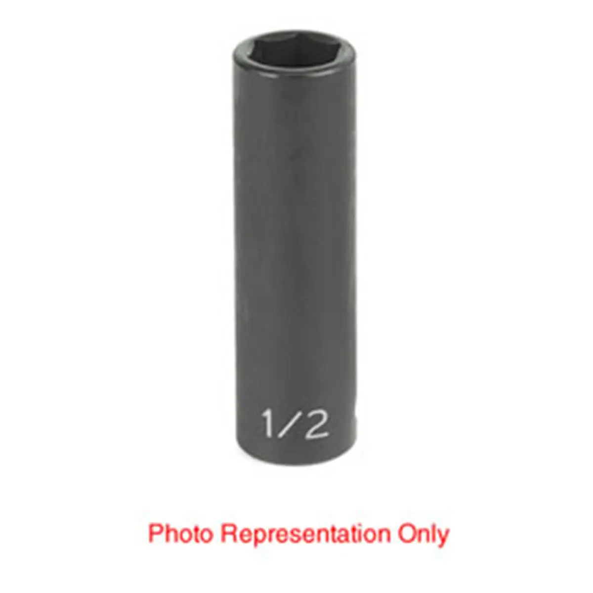 212 MAIN Grey Pneumatic 1018MD Impact Tool Accessory, 0.38 in. Drive Chrome-Moly Steel High Torque 18mm Deep Socket for Cycling, Outdoor Recreation