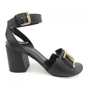 Pre-owned Louis Vuitton Other Small Leather Goods Lock It Leather Sandals