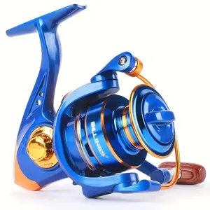 BF3000-5000 Spinning Reel, 5.2:1 Gear Ratio 22lb Carbon Drag, Lightweight Aluminum Spool & PA Body, Saltwater Freshwater Fishing Reel Smooth Operation