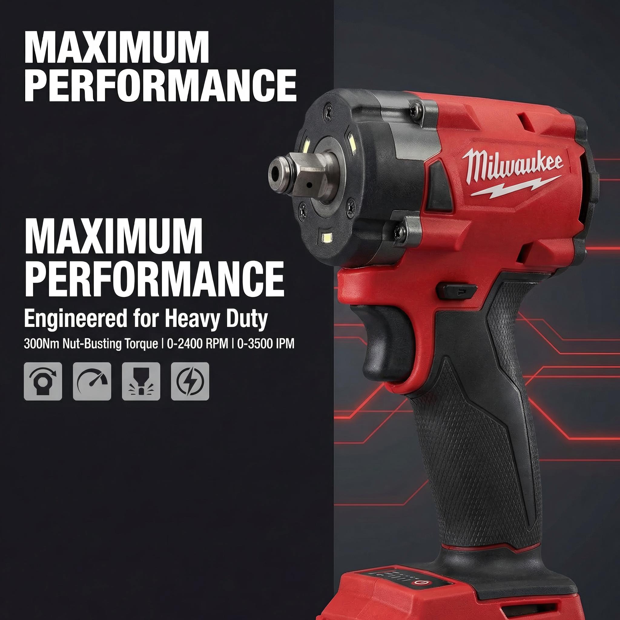 Milwaukee M18 1/2 Inch Impact Wrench