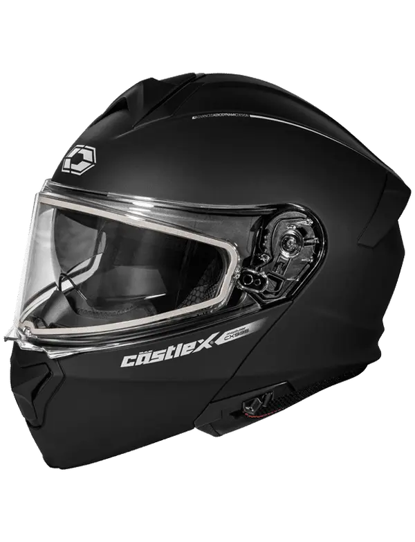 Castle X CX935 Solid Modular Helmet w/Dual-Lens Shield