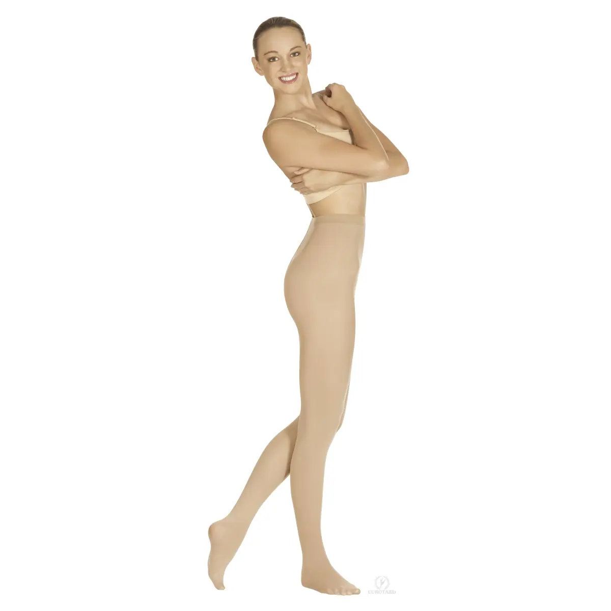 EuroSkins 215-ST-XXL Intimates Adult Non-Run Footed Tights, Suntan - 2XL, Light, Wrap, Fit