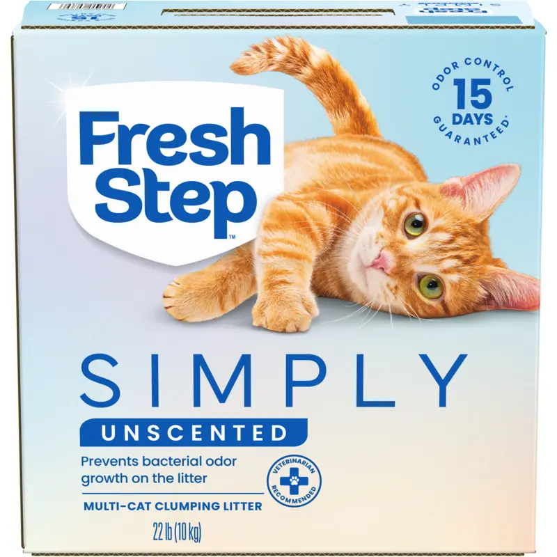 Fresh Step Simply Unscented Cat Litter 22 lb