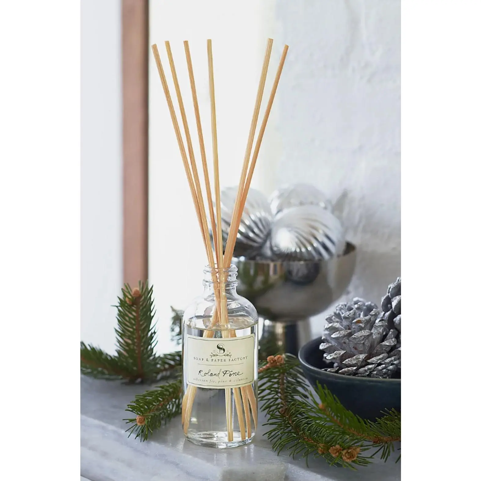 The Soap & Paper Factory Roland Pine Reed Diffuser