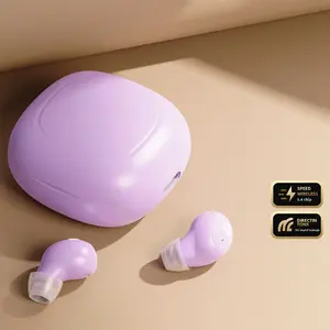 noise cancelling headphones True Wireless in-ear sleep confortable headset music Earbuds video TWS HlFl bass 9D Stereo HD calling Earphones for Android Celphone sport Earpieces smart headphones Audio Electronic traveling gadgets Yellow Yellow