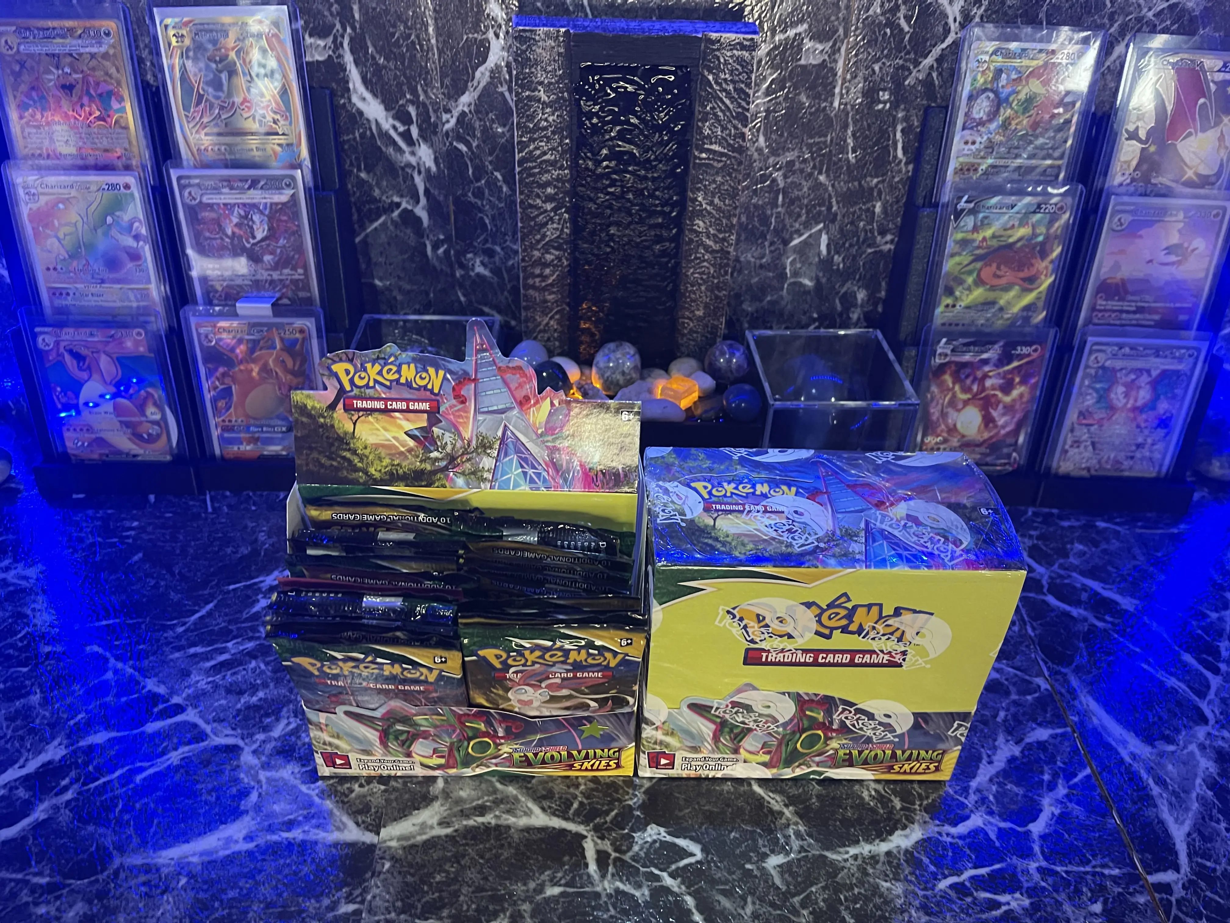 evolving skies booster box case 1st Print Evolving Skies Booster Box Case – The Pokécave main image 1