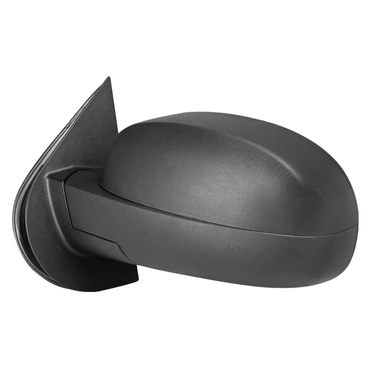 2007-2014 Chevrolet Silverado/GMC Sierra Matte Black Power Adjustable & Heated Side Mirror w/ LED Turn Arrow Signal & Puddle Light - Driver Side Only