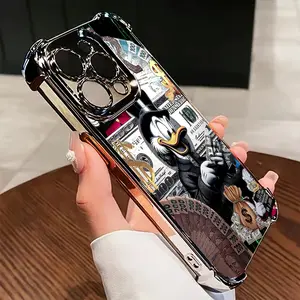 Fashion Creative Dollar Design Phone Case for iPhone 16 15 14 13 12 11 Pro Max X XR Xsmax 8 7 Plus, Anti-Drop Transparent Soft Back Cover