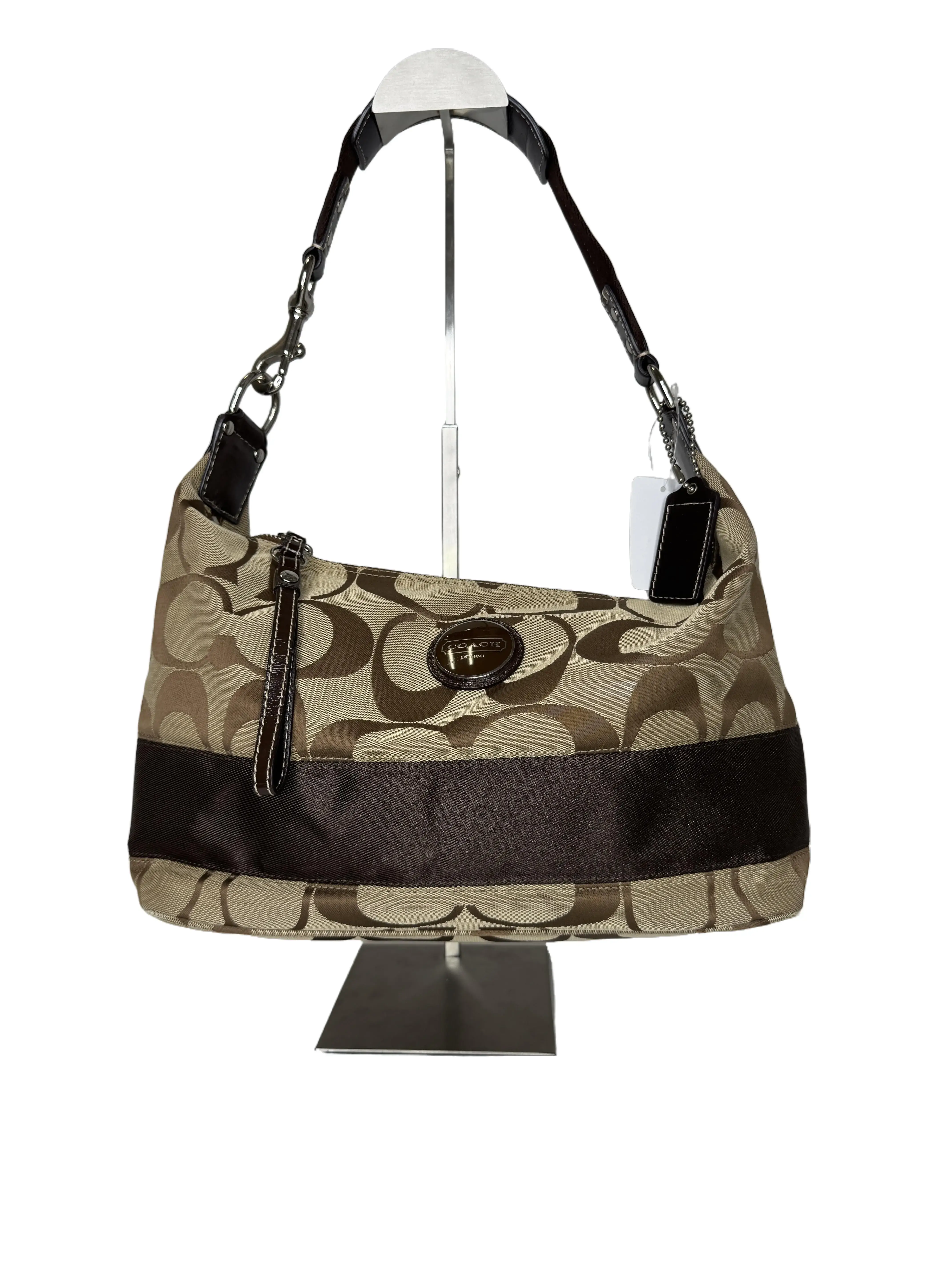 Pre-owned coach Canvas Shoulder Bags Signature One Shoulder Bag 