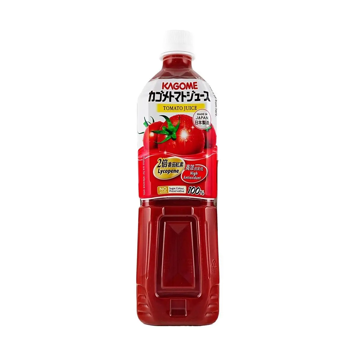 KAGOME 100% Tomato Juice 720ml - Double Lycopene for Powerful Antioxidant Benefits
