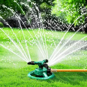 Lawn Sprinkler Automatic Garden Water Sprinklers Lawn Irrigation System Large Area Coverage Rotation 360 Degree