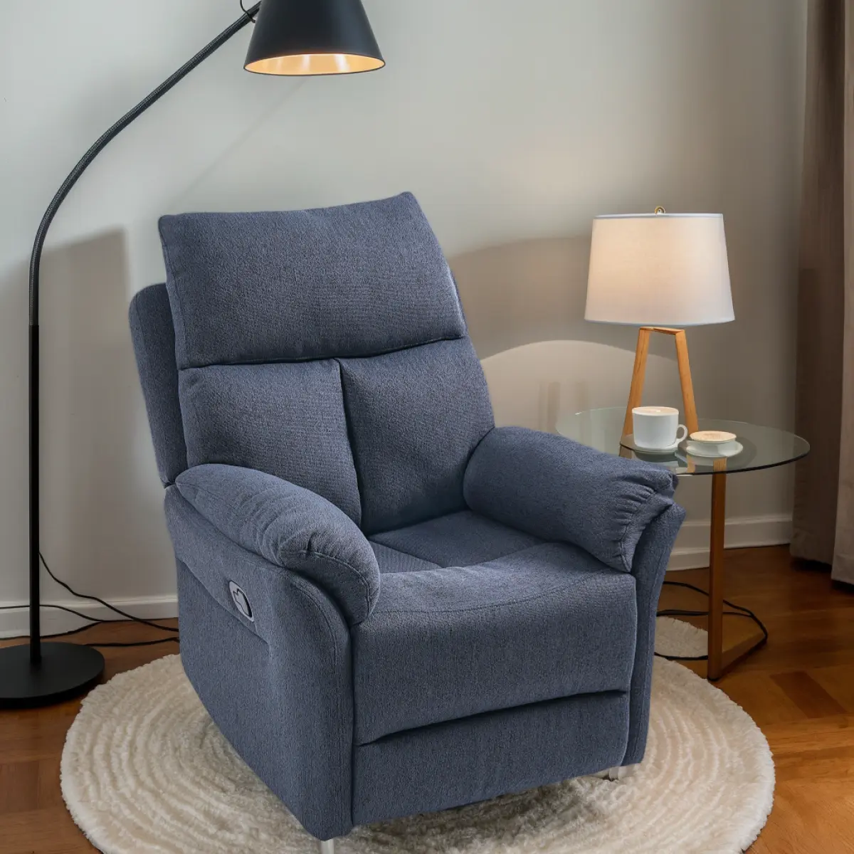 Manual Swivel Rocking Recliner,Mordern Home Theater Seating Soft ...