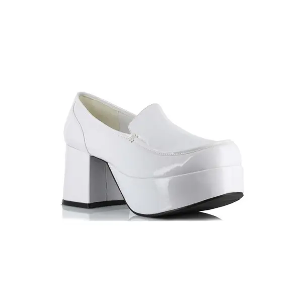 Men's White Daddio Pimp Shoes