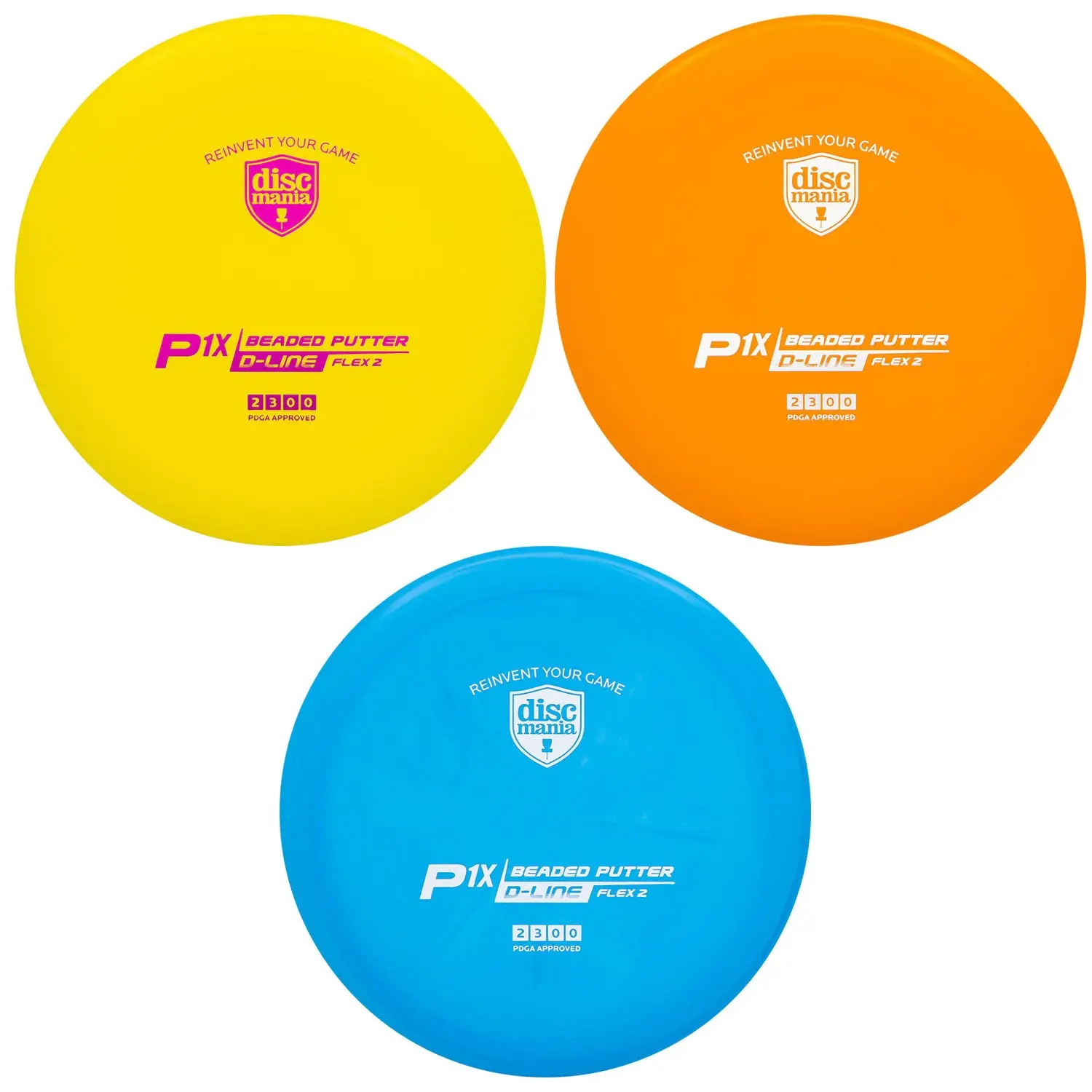 Discmania Disc Golf D-Line Flex 2 P1X Putter 2/3/0/0 - Choose Exact Disc