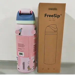 New Sn0o.py owala stainless steel insulated FreeSip water bottle flip lock 32oz