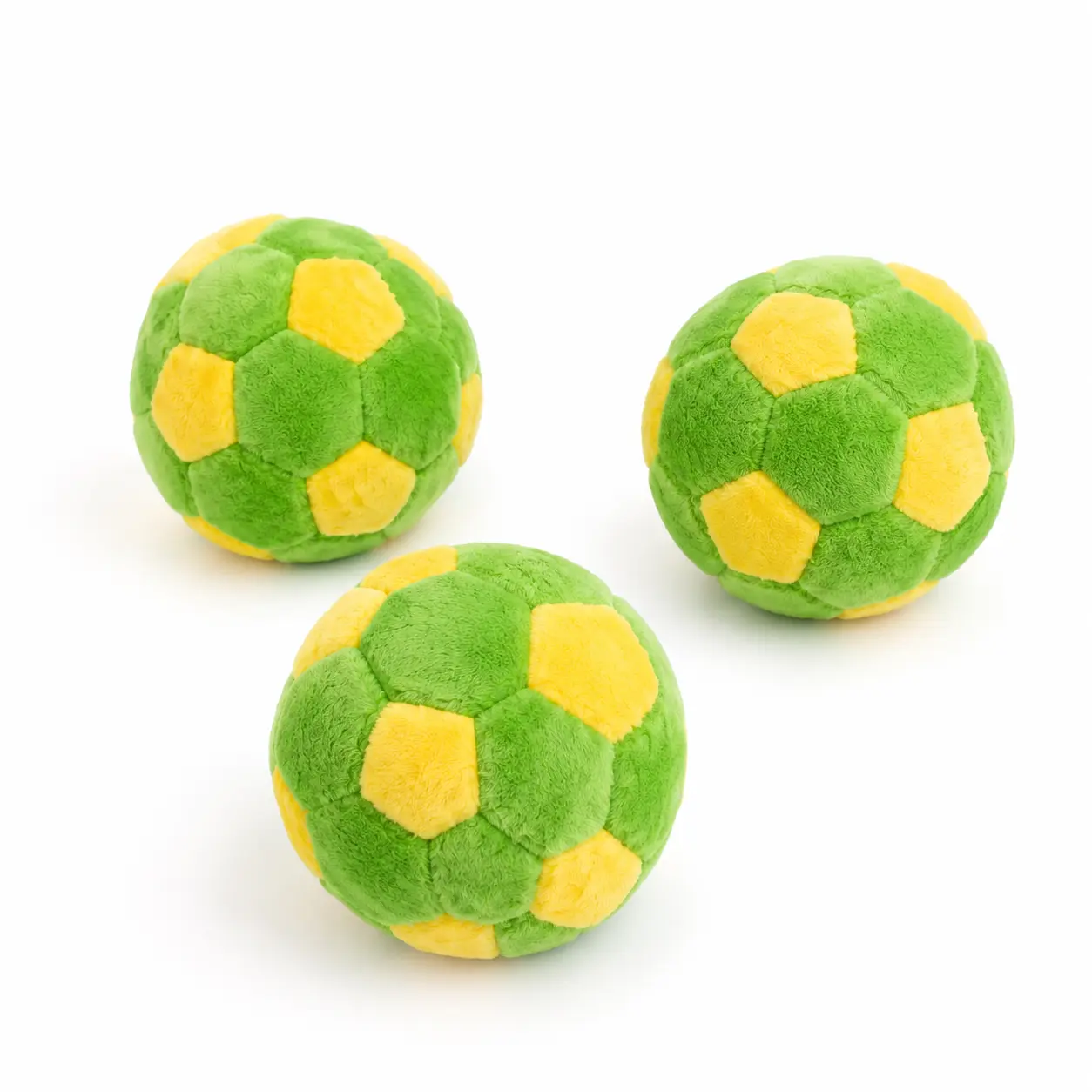 Plush Crochet Hacky Sack Ball - Unisex Soft Fleece Footbag Toy for 6-8 Years Screen-Free Kids, Knitted Outdoor Sports & Hobbies Toy
