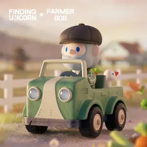【US First Drop】[FINDING UNICORN]【2026-04-02 New Arrivals】 FARMER BOB ON THE FARM SERIES BLIND BOX Collection Figurine Toys for Modern Home Decor, Collectible Art Toy Cute Figures Desktop Ornament Collectible Toys Birthday Gifts