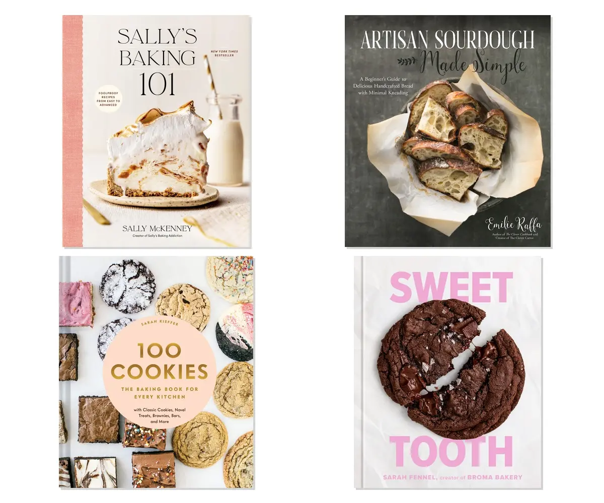 Beginner Baker's Bible 4-Book Collection - Essential Baking Guides - Hardcover