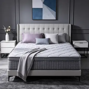 12in Memory Foam & Spring Hybrid Mattress, Medium Firm, Lumbar Support, Ergonomic Queen Size Mattress, Boxed for Home & Hotels, Ideal for Halloween & Christmas Gifts, Modern Indoor Furniture