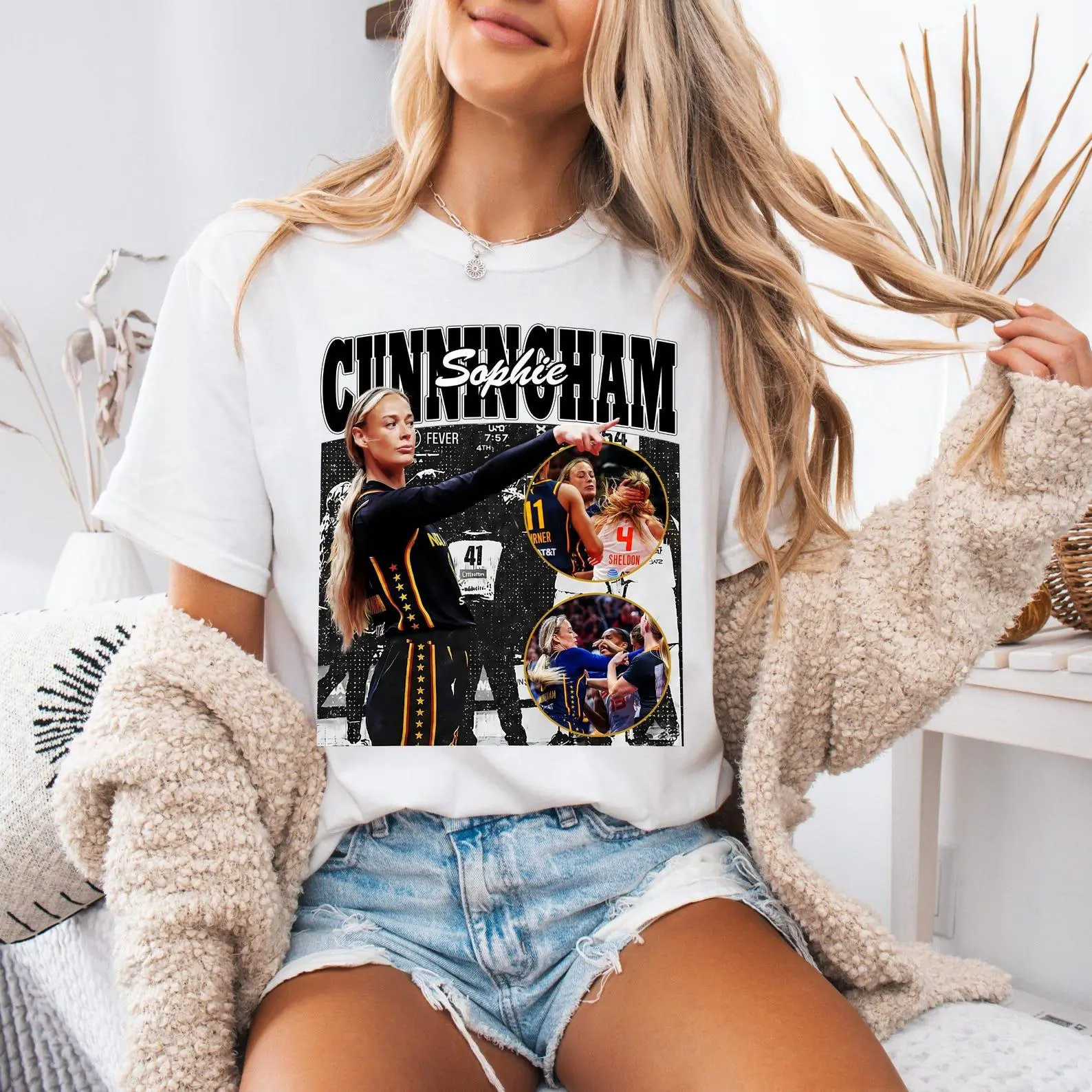 Vintage Comfort Colors Soph.e Women Basketball Fan Tee,Pointing Meme Shirt