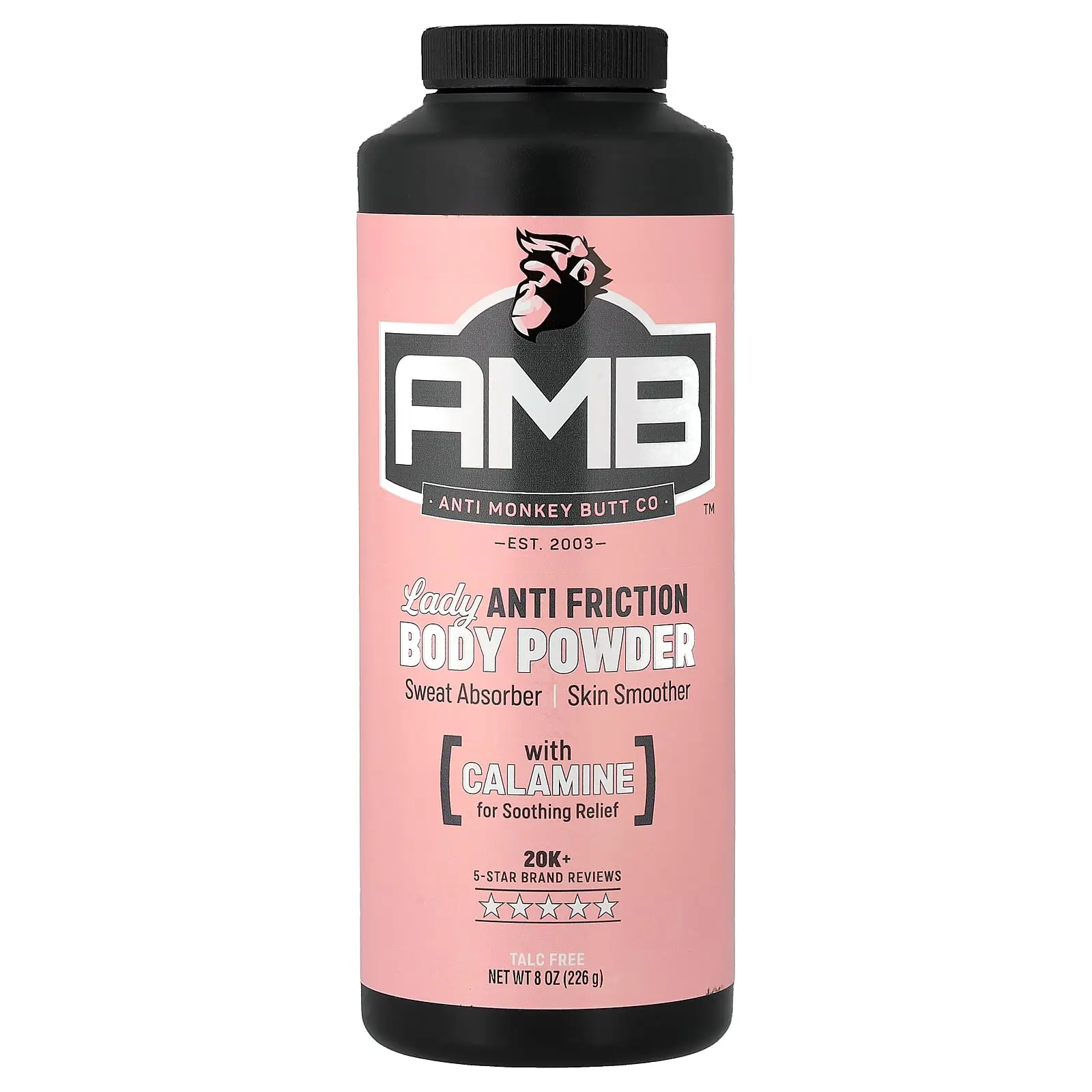 Anti Monkey Butt Lady Anti Friction Body Powder, 8 oz (226 g) Anti Monkey Butt Lady Anti Friction Body Powder, 8 oz (226 g)