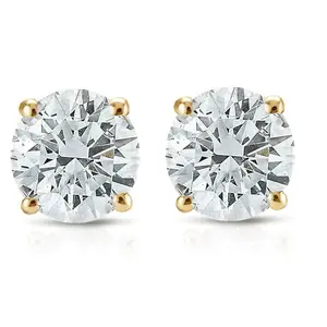 1/2ct Diamond Studs 14K Yellow Gold