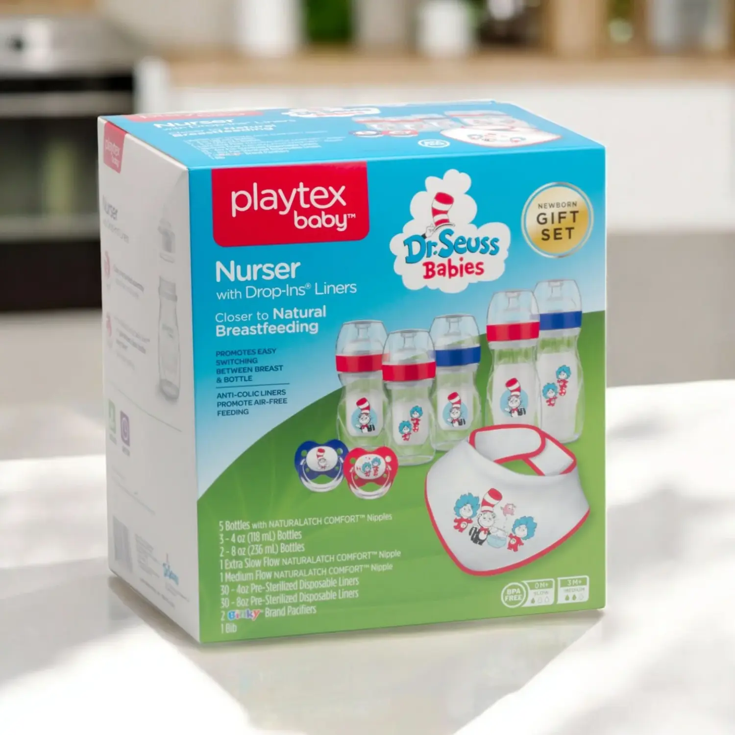Playtex Baby - Playtex Nurser Baby Bottle Gift Set – Dr. Seuss Edition Playtex Baby - Playtex Nurser Baby Bottle Gift Set – Dr. Seuss Edition