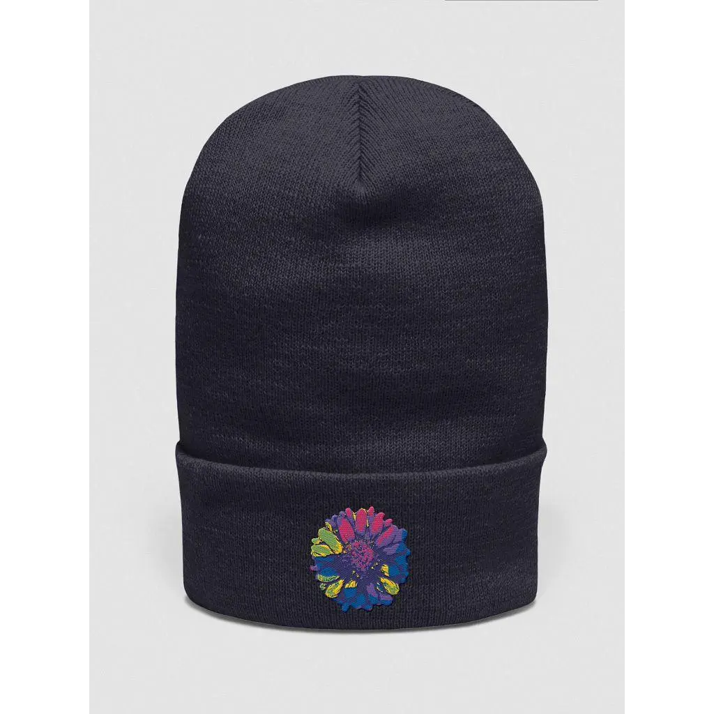 Tie-dye Flower Beanie