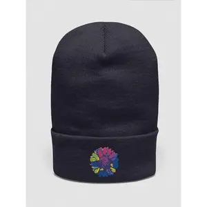 Tie-dye Flower Beanie