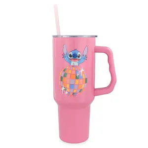 Disney Lilo & Stitch "Life Is A Party" 40-Ounce Stainless Steel Tumbler