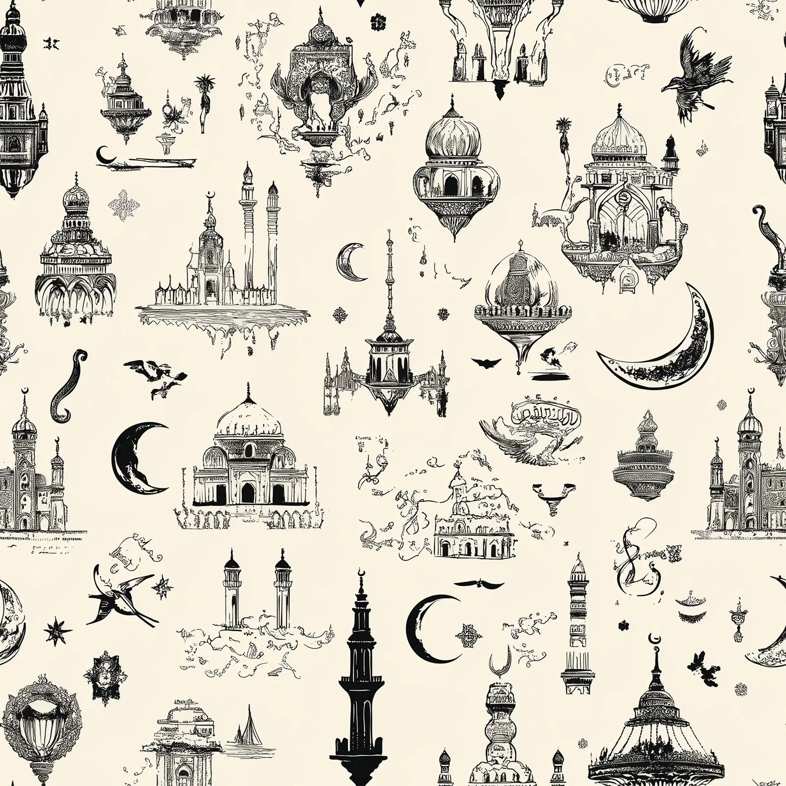 Nordic Vintage Building Pattern Wallpaper Roll, Waterproof Self-Adhesive PVC Peel & Stick Wall Covering, Easy Install Removable Moisture Proof Contact Paper