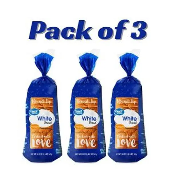 Great Value White Round Top Bread Loaf, 20 oz (Pack of 3) Great Value White Round Top Bread Loaf, 20 oz (Pack of 3)