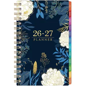 Pocket Planner 2026-2027 - Pocket Calendar 2026-2027 for Purse, JULY 2026 - JUNE 2027, 6.77" x 4.13", Weekly and Monthly Pocket Planner with Colorful Tabs, Double-side  Pocket, Holidays,  Cover