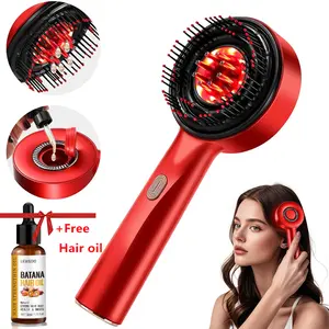Electric Scalp Massage Comb Liquid Applicator 3 Modes Scalp Massage Comb Kneading Head Massager Type-C Rechargeable