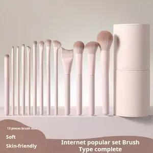 Gentle Touch Makeup Brush Set Soft Care for Beginner,Loving Your Skin Every Day