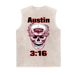 WWE Stone Cold Steve Austin Vintage Tank 90s Graphic Sleeveless Tank Tops Men Vest Streetwear Outfits Men Vacation Outfits Sleeveless Shirt