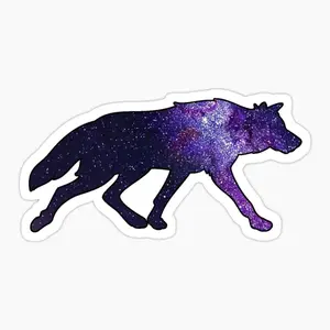 Wolf Galaxy Sticker 6MB
