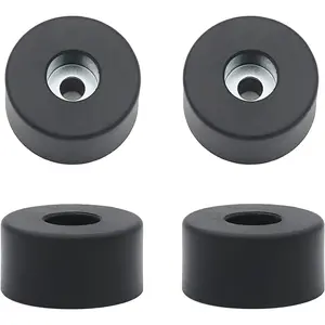 Air Compressor Isolator Pads - 4 Pack Replacement Rubber  192310GS for  Powermate, Sanborn &  - Also Ideal for Speaker Cabinets,  Desk, Sofa Cushions (E106661, D091007)