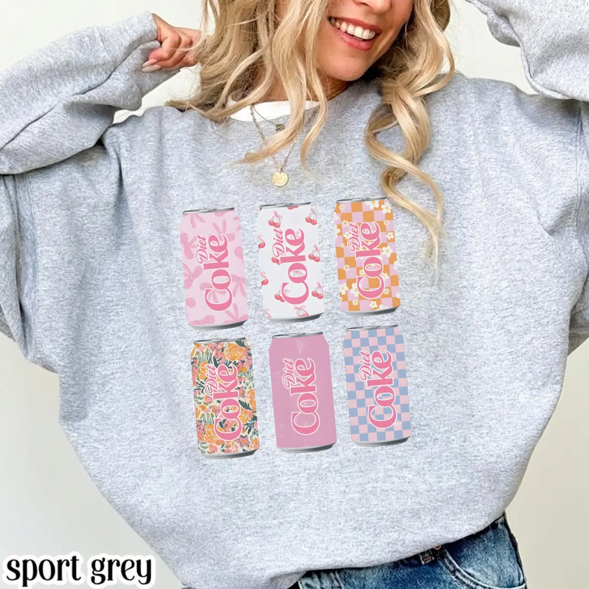 Funny Diet Soda Sweatshirt, Pass Me a Fridge Drink Graphic Shirt, Retro Soft Drink Lover Tee, Trendy Humor Gift for Soda Fans