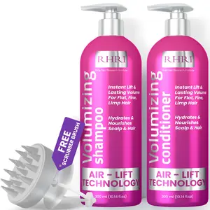 Volumizing Shampoo & Conditioner Set for Fine & Thinning Hair | Hydrating & Nourishing Formula for Volume, Texture & Shine | Lightweight Boost for Limp, Flat Hair | 10.14 fl oz (2-Pack)
