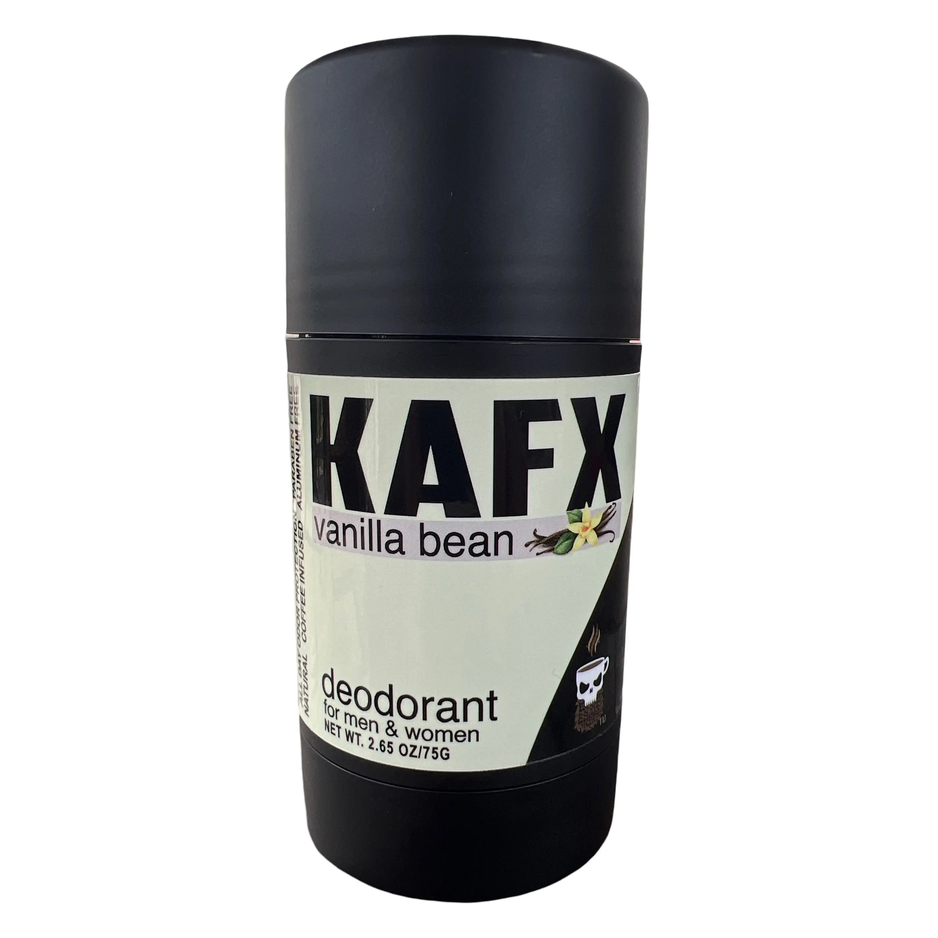 KAFX Vanilla Bean Coffee Infused Natural Deodorant Daily Organic Sensitive KAFX Vanilla Bean Coffee Infused Natural Deodorant Daily Organic Sensitive