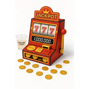 Casino Slot Machine Table Decoration Kit